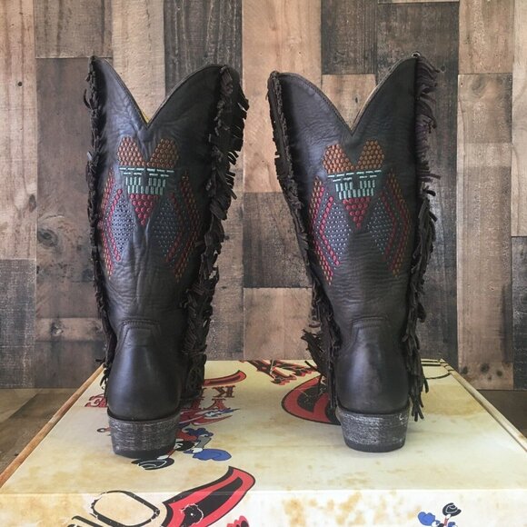 Old Gringo Tribu YL265-3 Cowboy Boots Womens 7 B - Picture 9 of 12